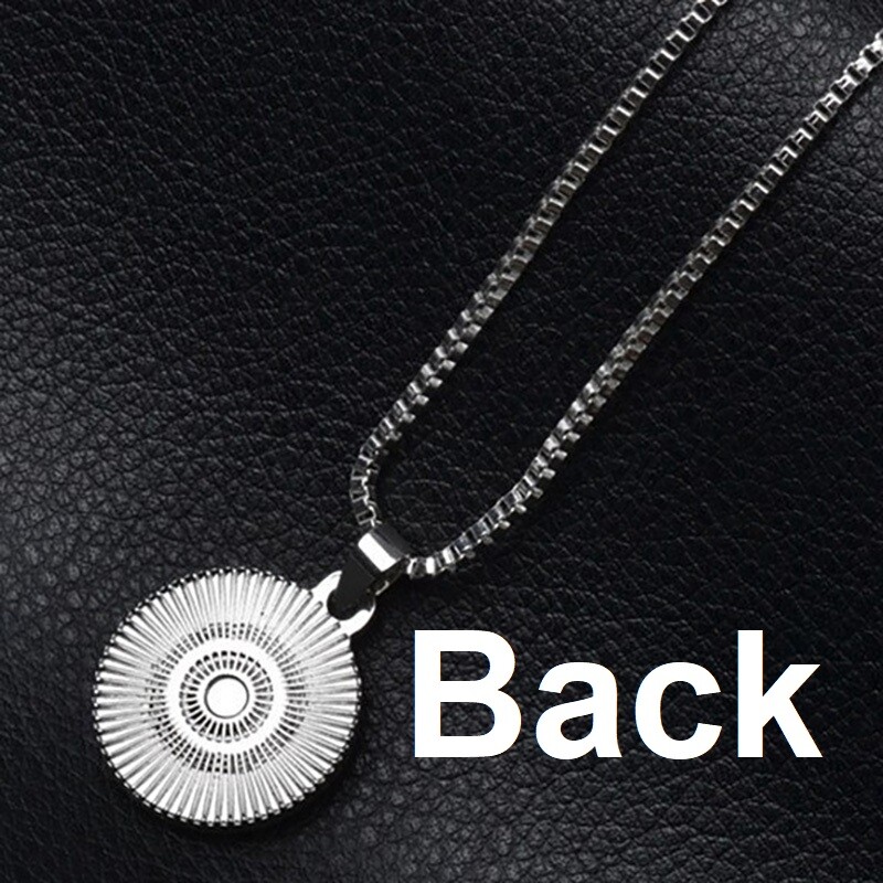 Womens 925 Sterling Silver 24″ Chain Necklace With St. Christopher Pendant D813