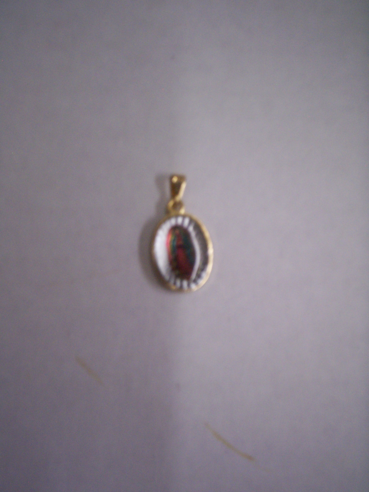 Our Lady of Guadalupe Medal/Pendant /Multi-Colored, Double Sided, Brand New
