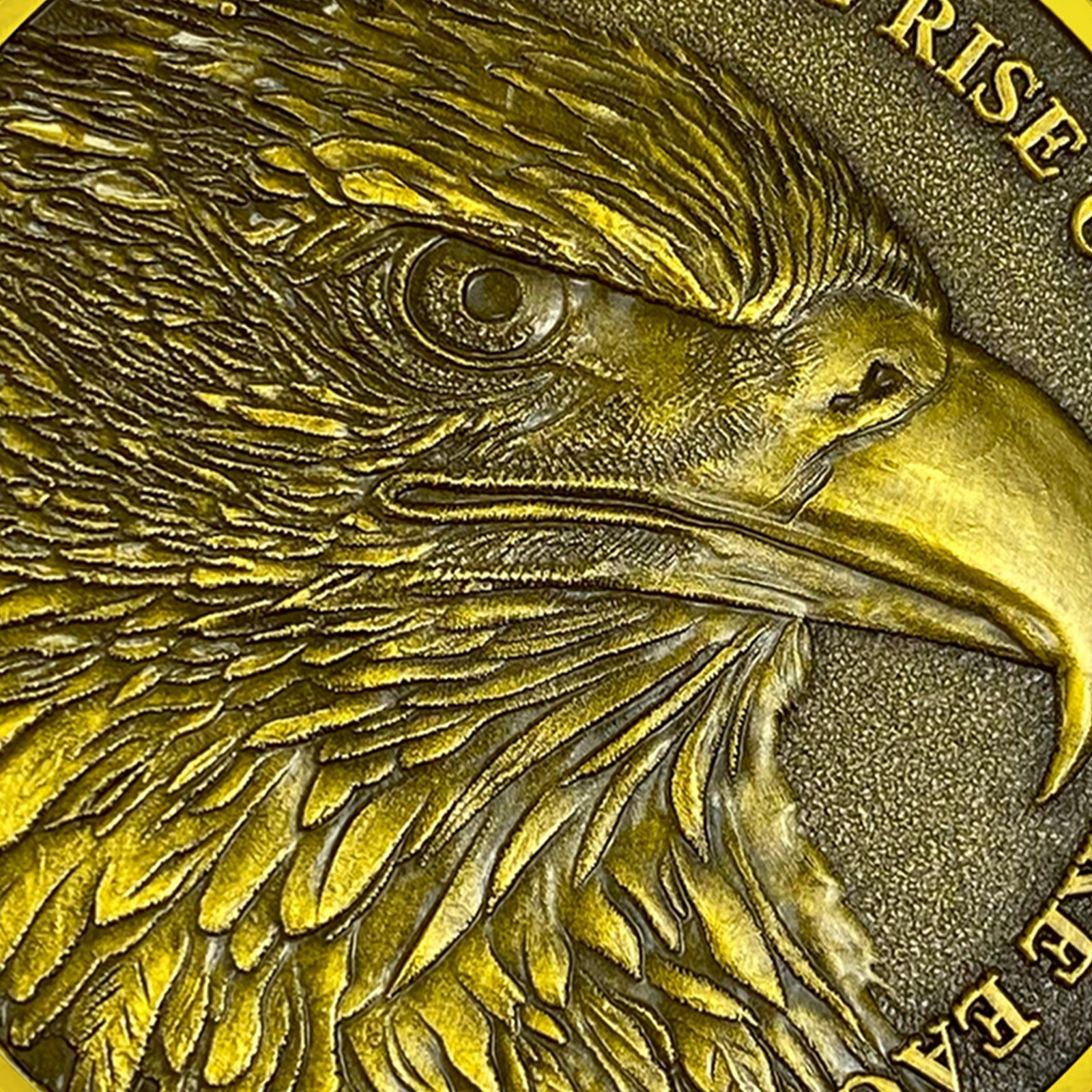 5pcs Inspirational Isaiah 40:31 Verse Religious Eagle Christian Challenge Coin