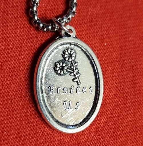 CHRISTIAN CATHOLIC MEDAL FOR SAINT CHRISTOPHER WITH CHAIN 24 “
