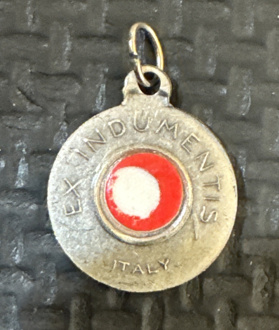 Vintage Religious Medal Pendant St Jude Ex Indumentis Italy Relic