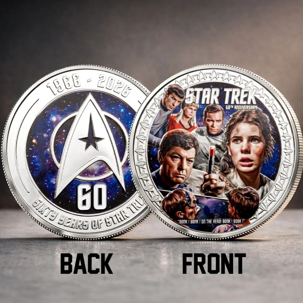 Star Trek 60th Anniversary Coin 1966-2026 Sixty Years of Star Trek Gold Coin