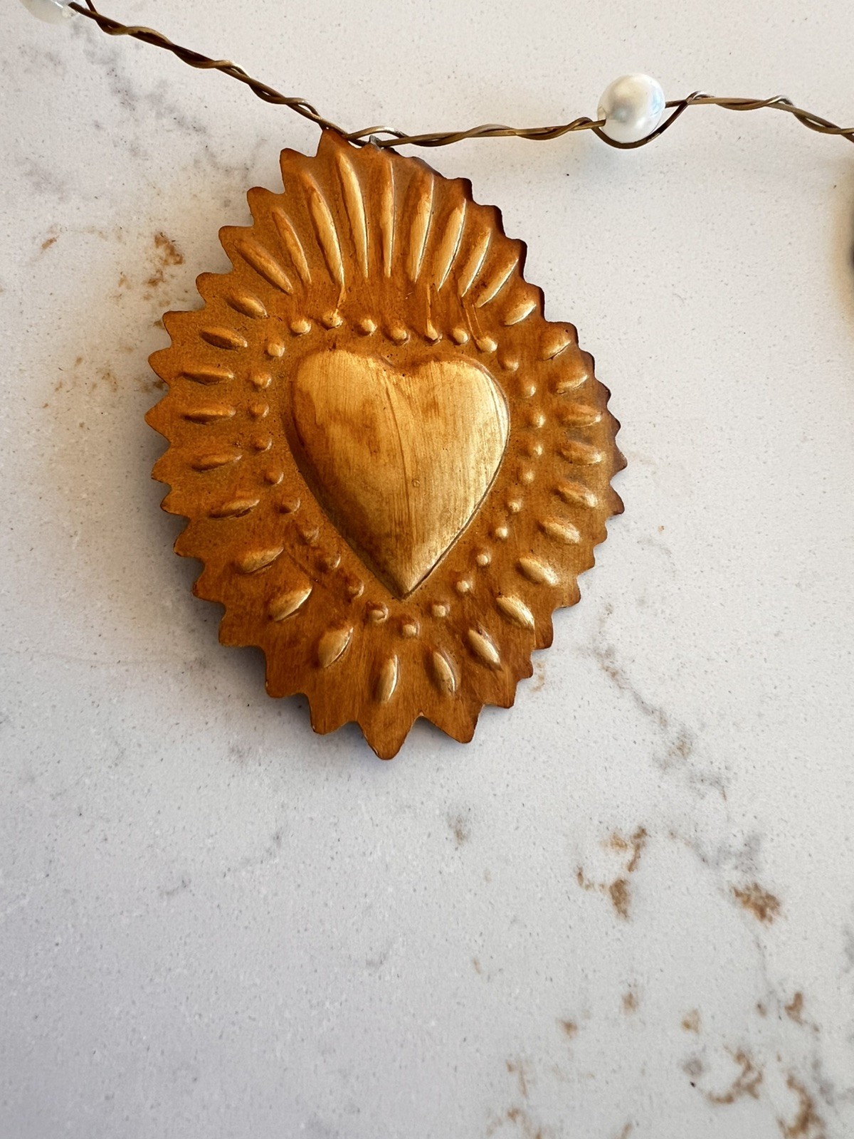 Sacred Heart Vintage Inspired Garland