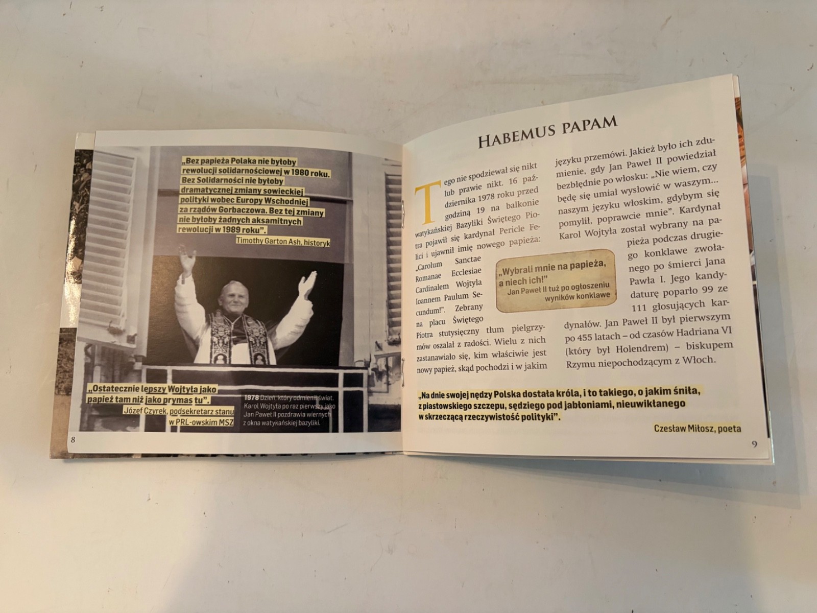 Pope John Paul II 2014 Canonization Gold Plated Medal Book Mennica Jan Pawel II