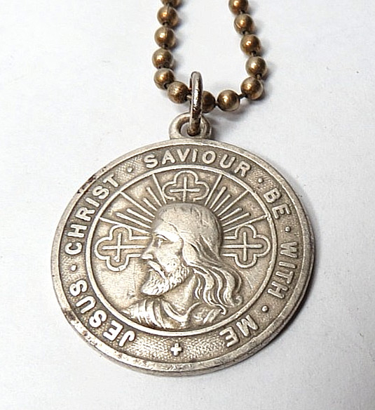 Vintage Sterling Silver Episcopal Jesus Christ Savior Necklace’s Pendant