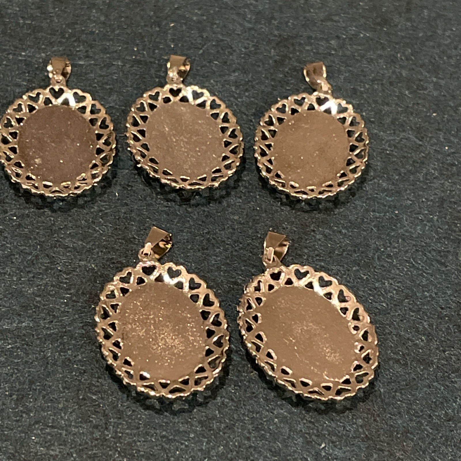 Lot Of 5 Religious Medals Pendants Charms Divine Mercy Virgen De Guadalupe +