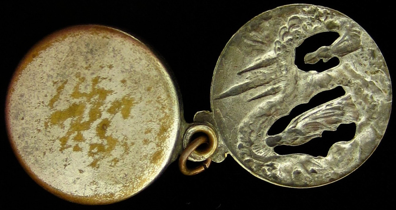 Vintage Mary Medal Slider Saint Bernadette of Lourdes Catholic Light in Weight