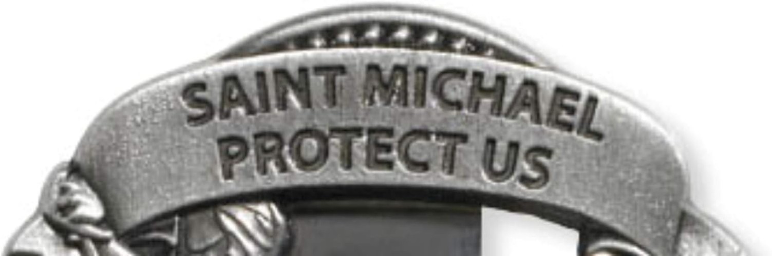 Beautifully Designed Saint Michael Visor Clip – A Guardian for Travelers