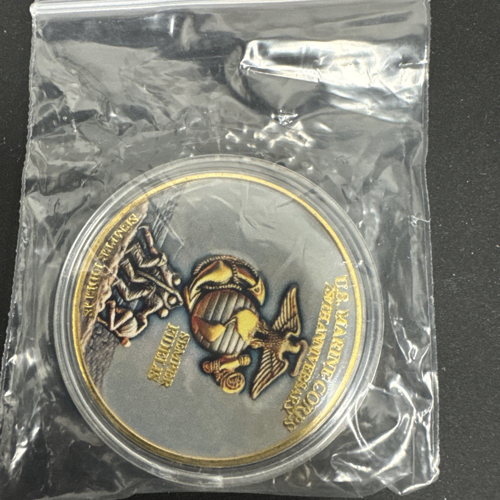 Marine Corps 250th Anniversary Challenge Coin – USMC Military Commemorative…