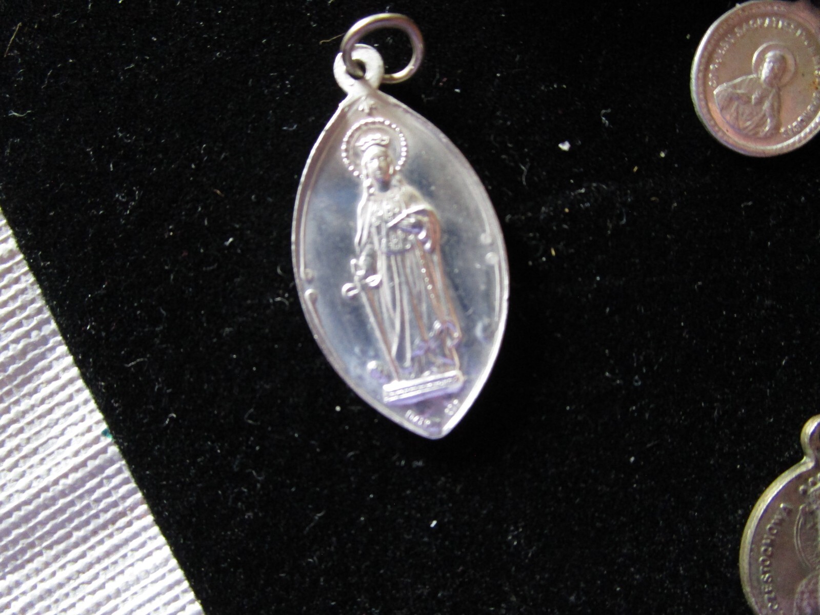5 Vintage Catholic Medals St. Dymphna 2 St. Jude St. Nonnatus Pope John Paul II