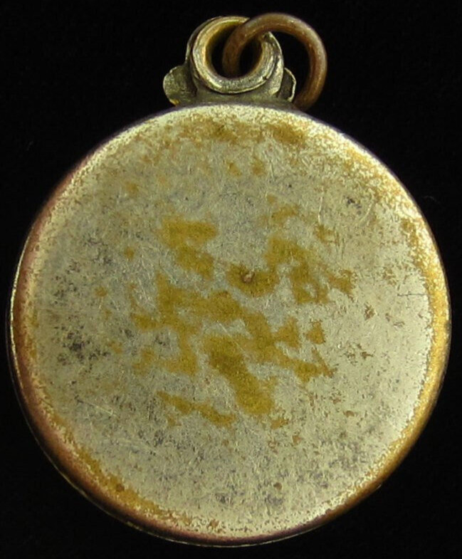 Vintage Mary Medal Slider Saint Bernadette of Lourdes Catholic Light in Weight