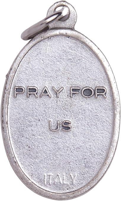 St. Joseph the Worker Pray for Us Medals, 1″, Made in Italy, Pack of 4