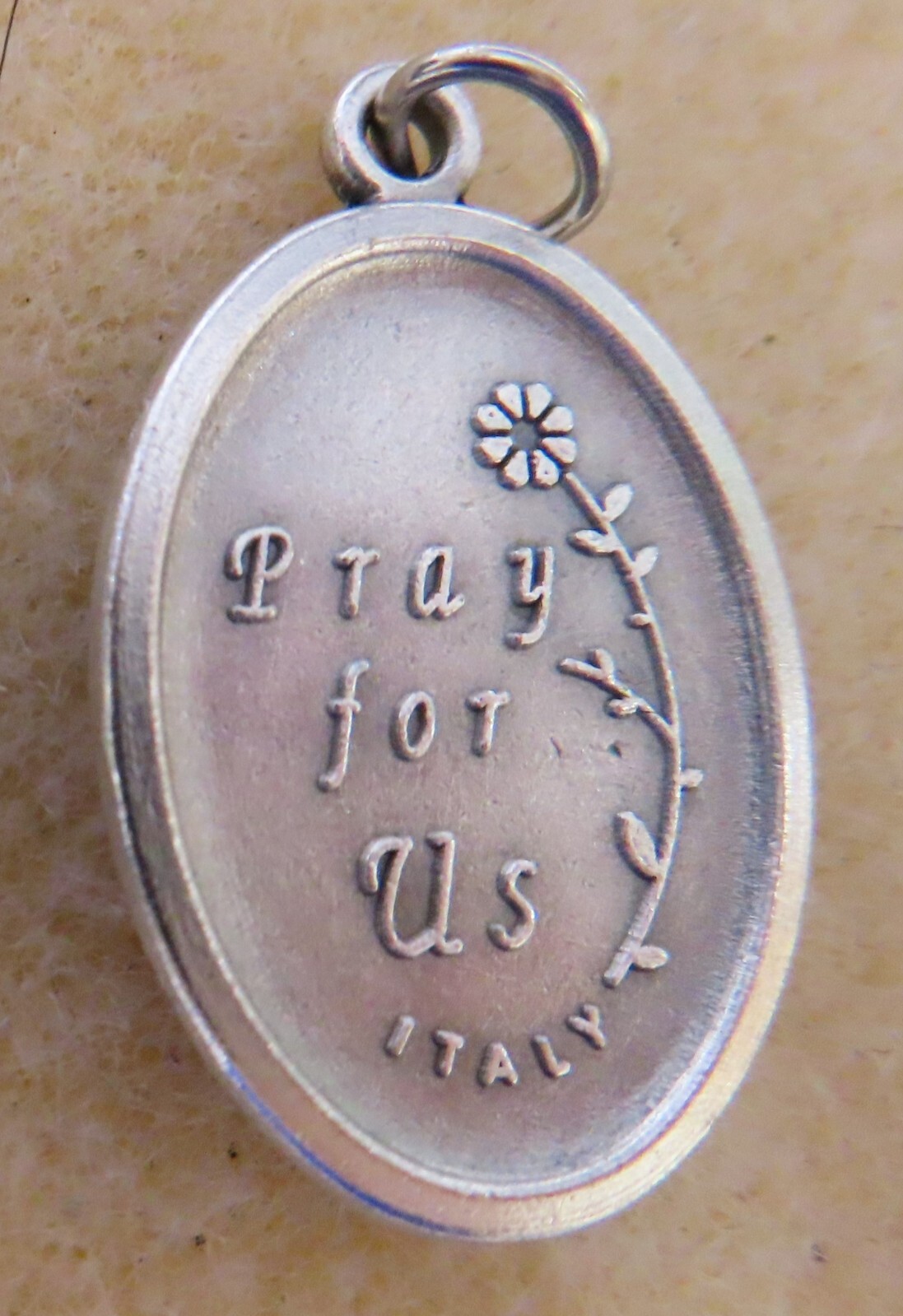 Saint St. Gabriel – Pray for Us – Oxidized Italian 1 inch Medal 0204