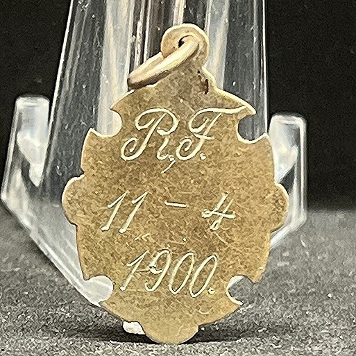 France 1900 antique Miraculous Virgin Mary enameled and silver pendant delicate!
