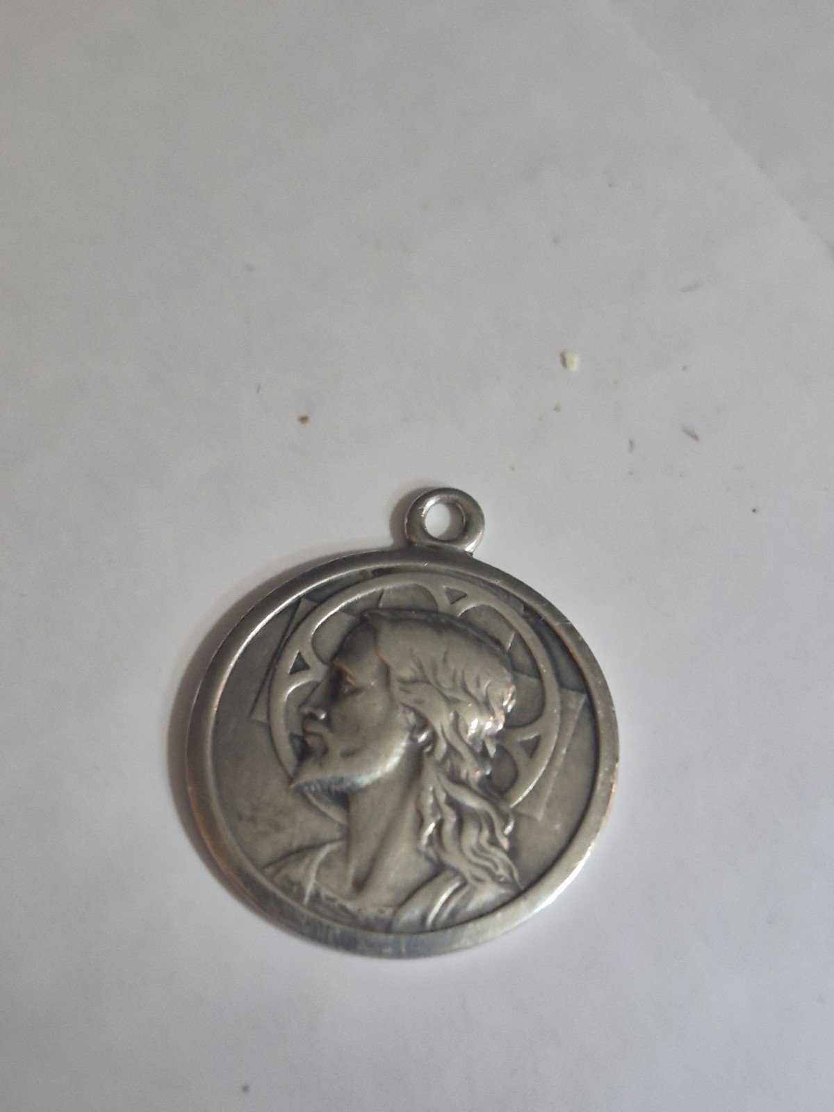 “Vintage Italian UnoAerre 800 Silver Jesus Christ Medal Pendant 1AR Gori Zucchi”