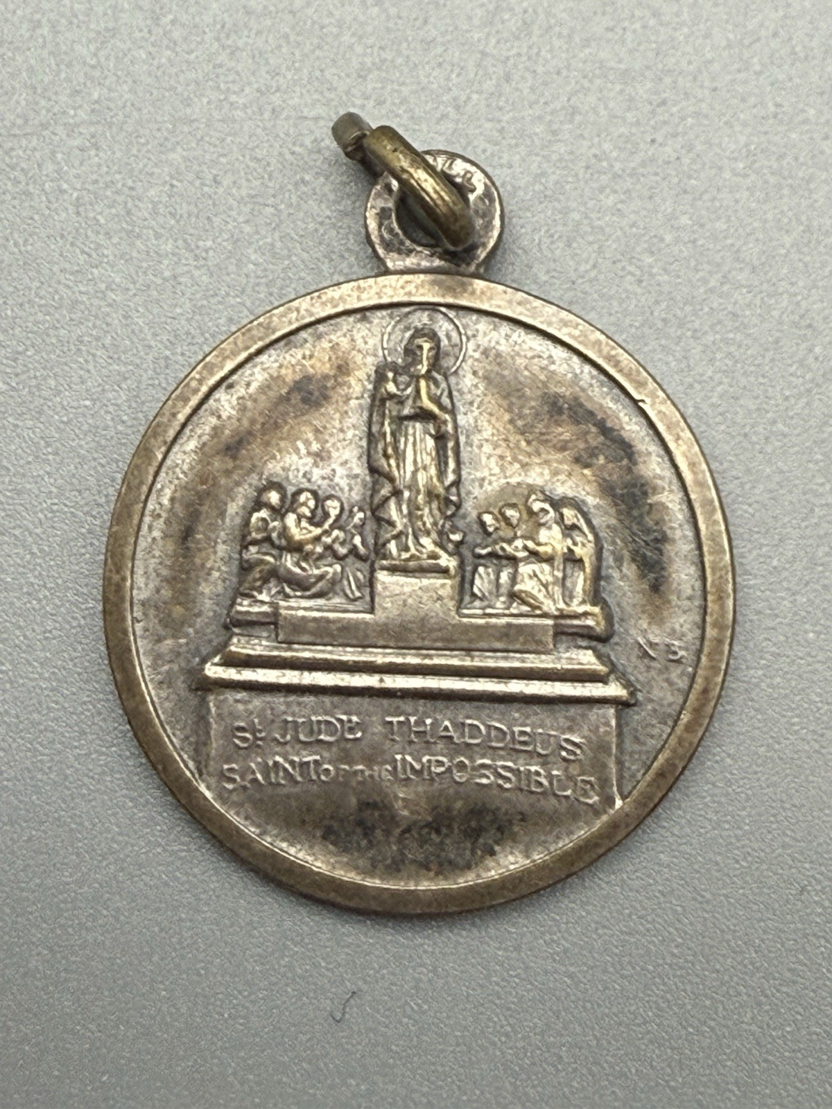 Unique Vintage Religious Pendants- st frances xavier cabrini sterling, St Jude