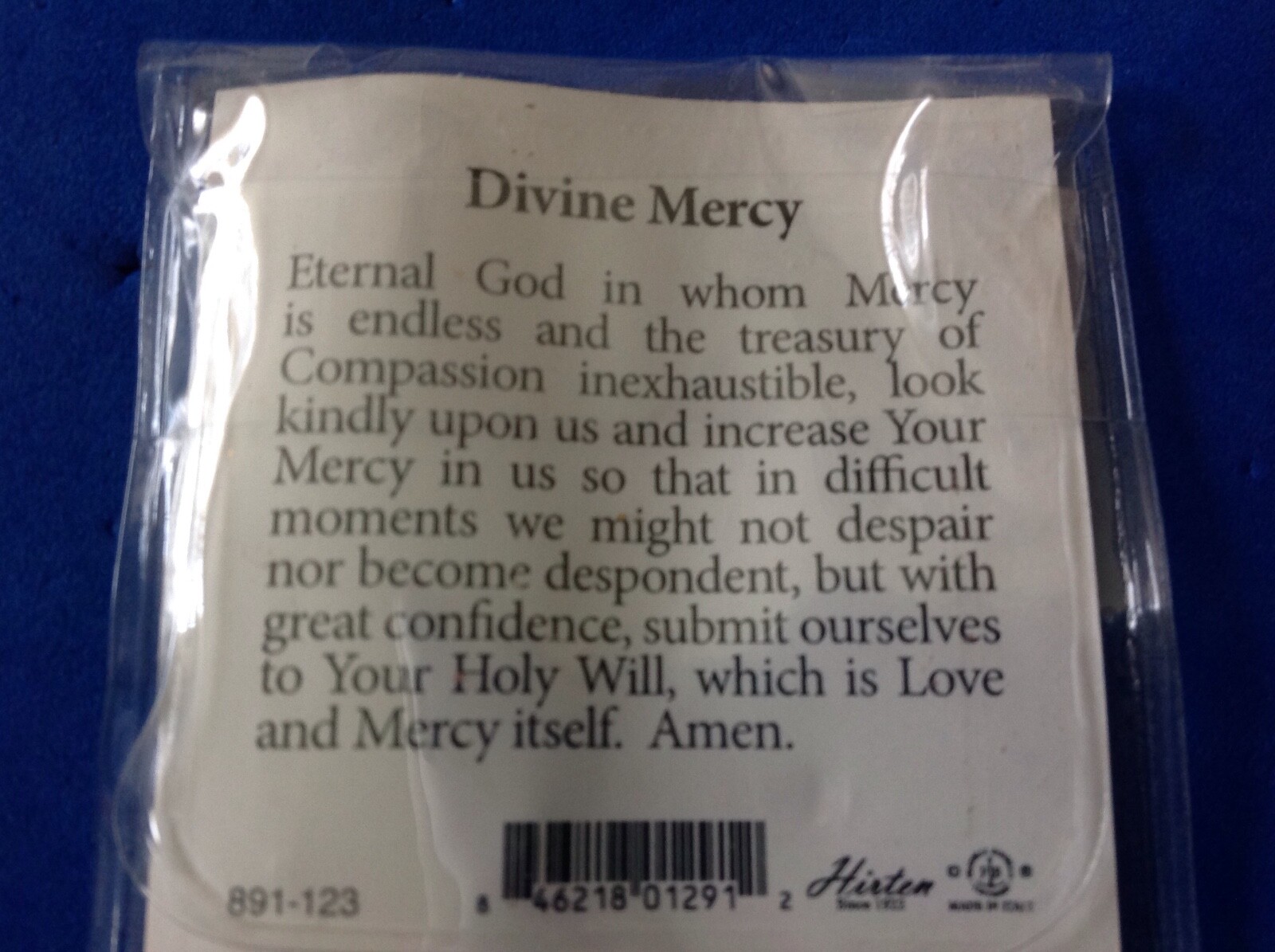 JESUS DIVINE MERCY Silver Metal Saint Pocket TOKEN Jesus I Trust in You Icon