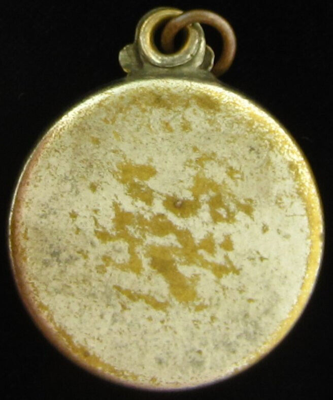 Vintage Mary Medal Slider Saint Bernadette of Lourdes Catholic Light in Weight