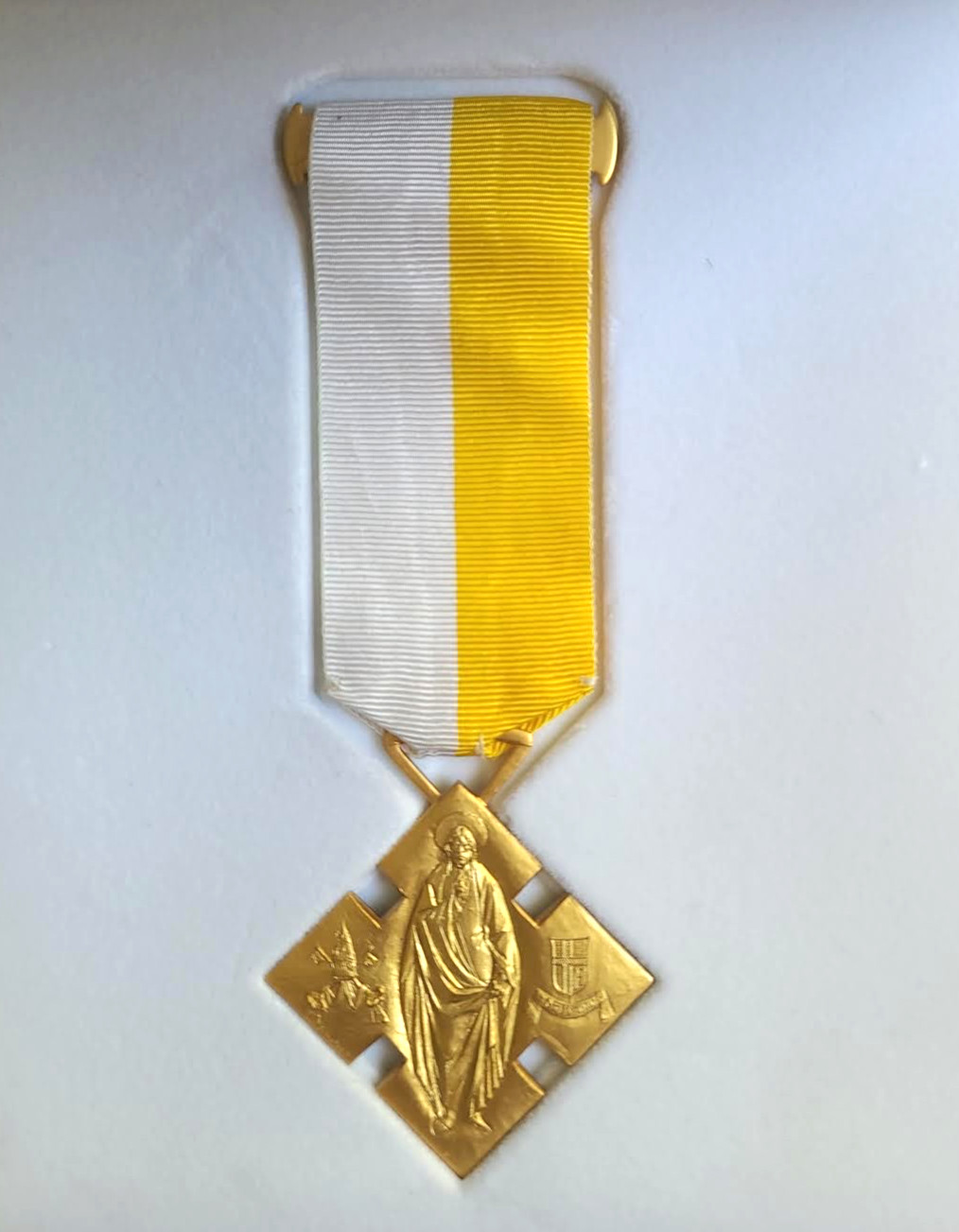 Benemerenti Medal Pope John II 1979-2005 Artist Enrico Manfrini Vtg Catholic