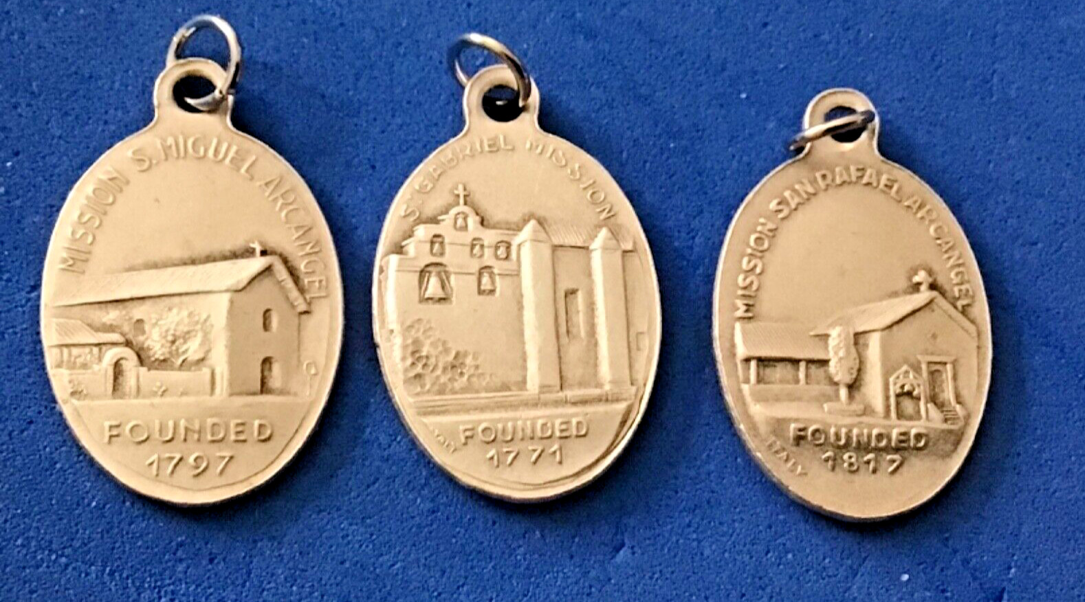 3 Rare Archangel Mission Medals Archangels St Michael St Gabriel St Raphael 1”
