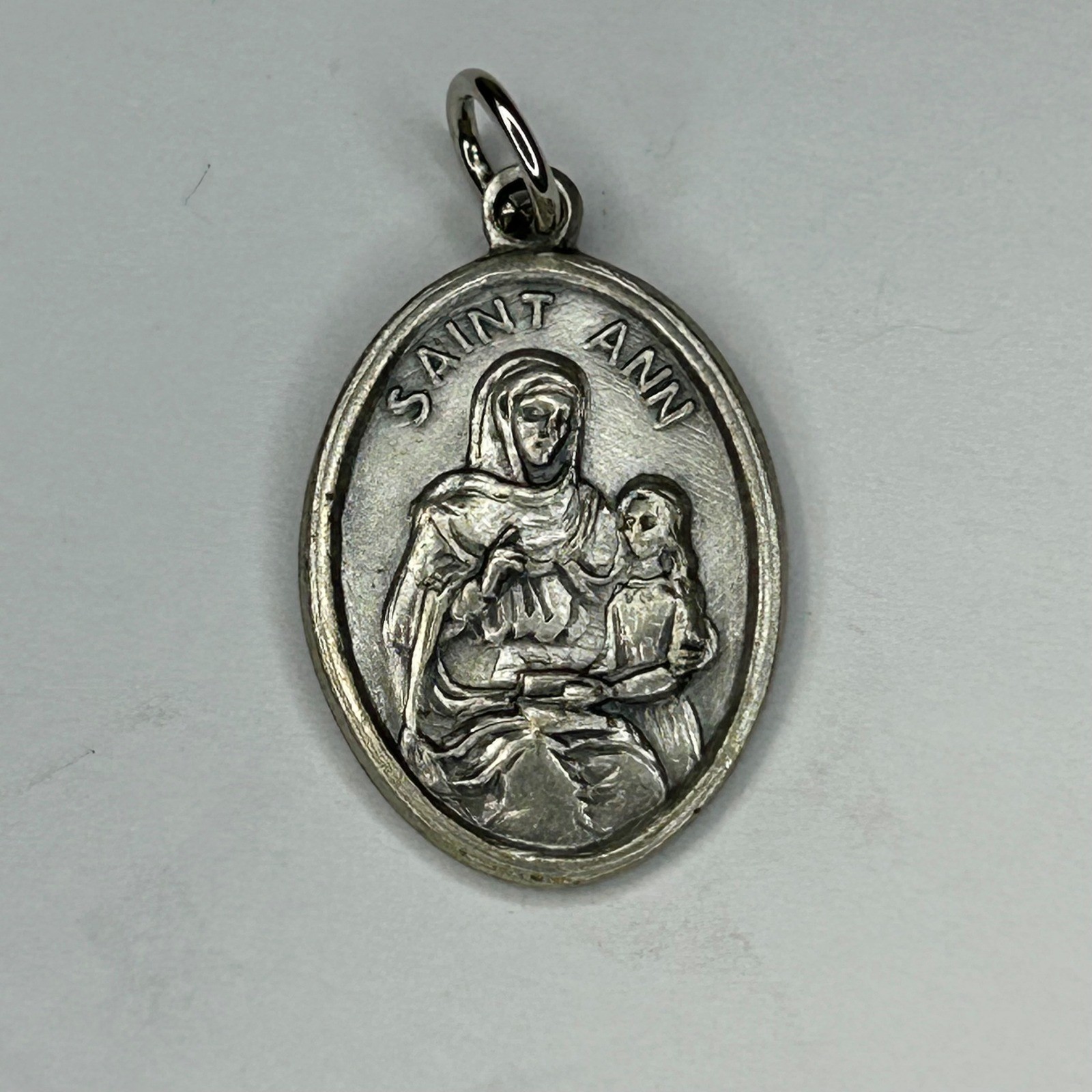 Lot of 6 Catholic Saint Medals Italy St Michael Joseph Ann Dymphna