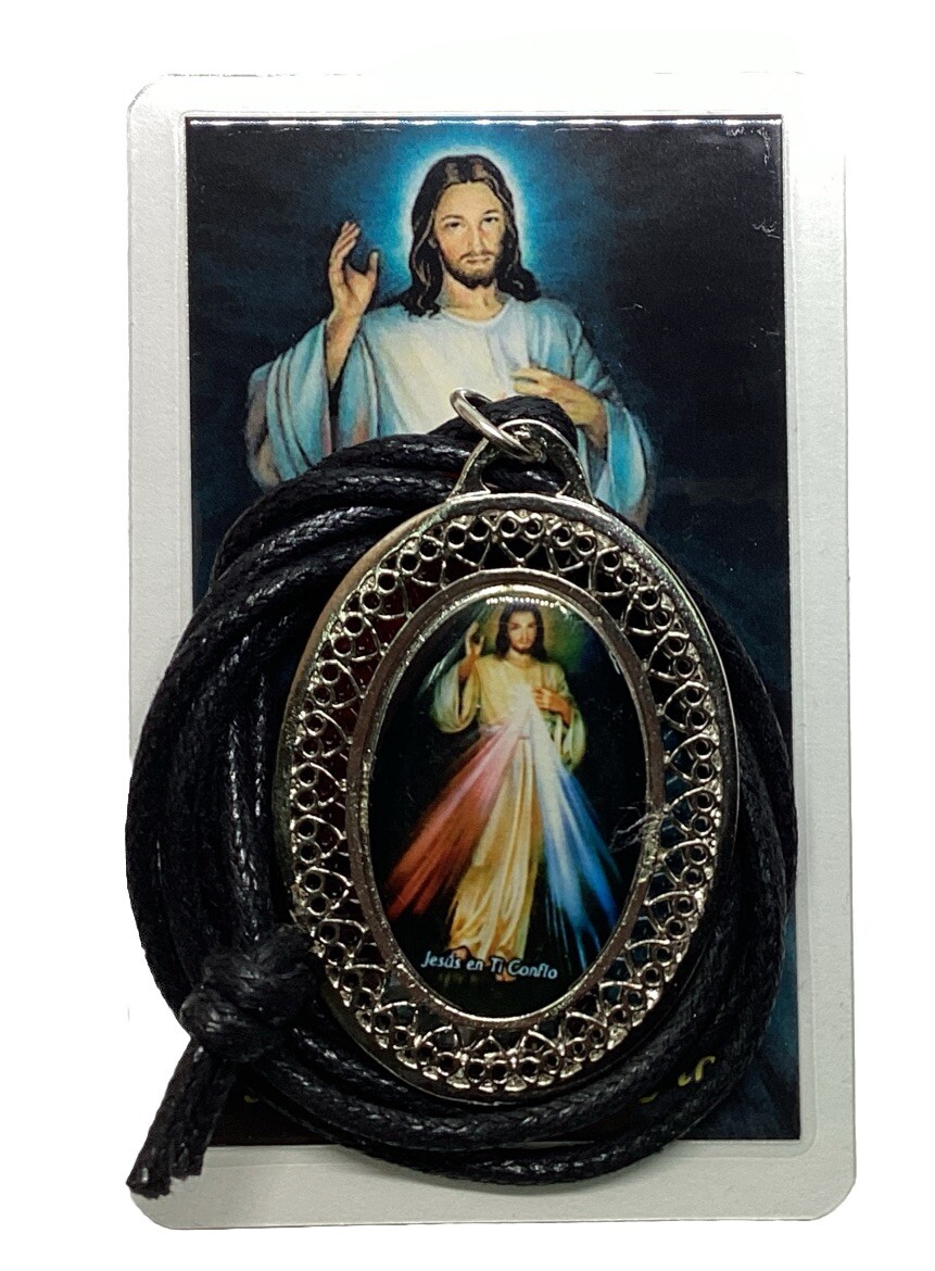 Medal Divine Mercy, Sor Faustina, Medalla Divina Misericordia Prayer Protection