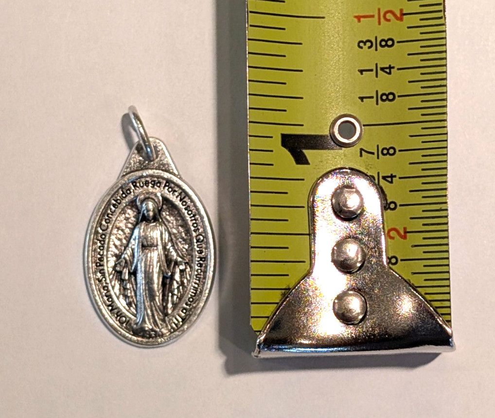 Catholic Miraculous Medal – *LATIN* – Made in Italy