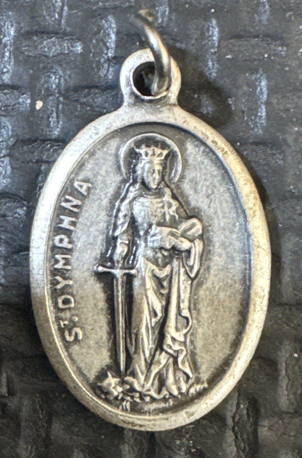 Vintage St. Joseph Worker & St. Dymphna Medal | Pendant