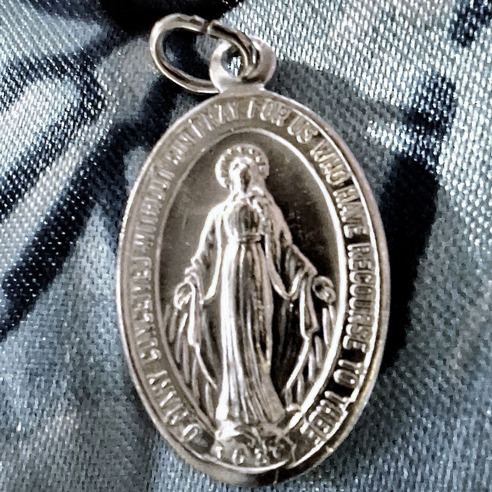 Miraculous Medals, Lot of 10 Catholic Devotion Bulk 5/8” Wide Metal Composition