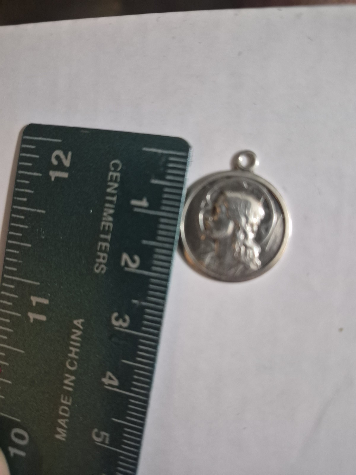 “Vintage Italian UnoAerre 800 Silver Jesus Christ Medal Pendant 1AR Gori Zucchi”