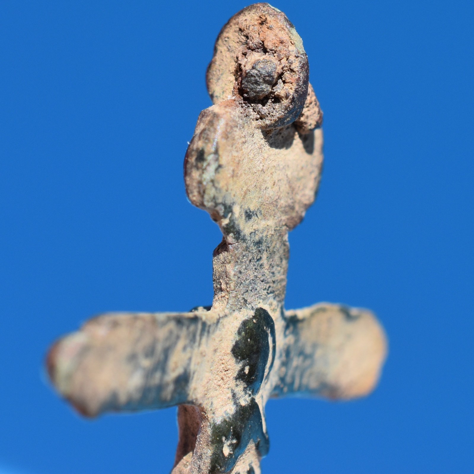 AWESOME PECTORAL 17TH CENTURY CRUCIFIX CROSS ANTIQUE BLESSED VIRGIN MEDALLION