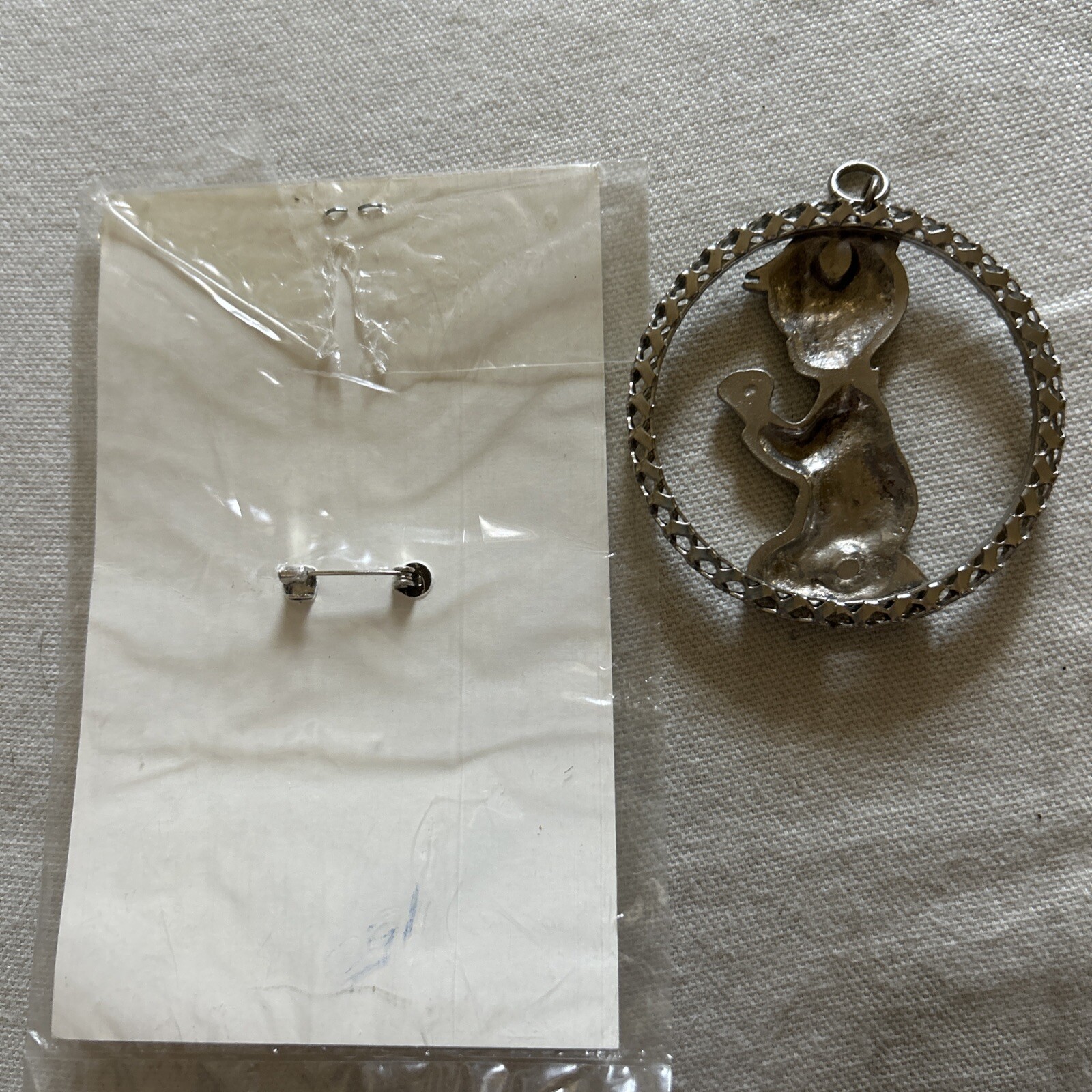 Religious Medal And Pin Made In Taiwan For Baby Boy Crib Or Room