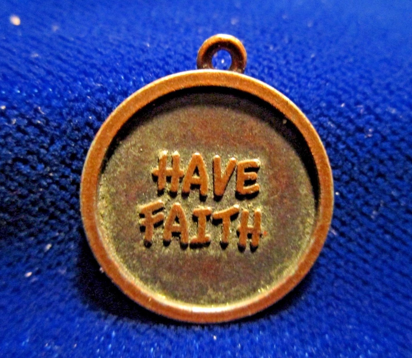 Have Faith Copper Cross Medal