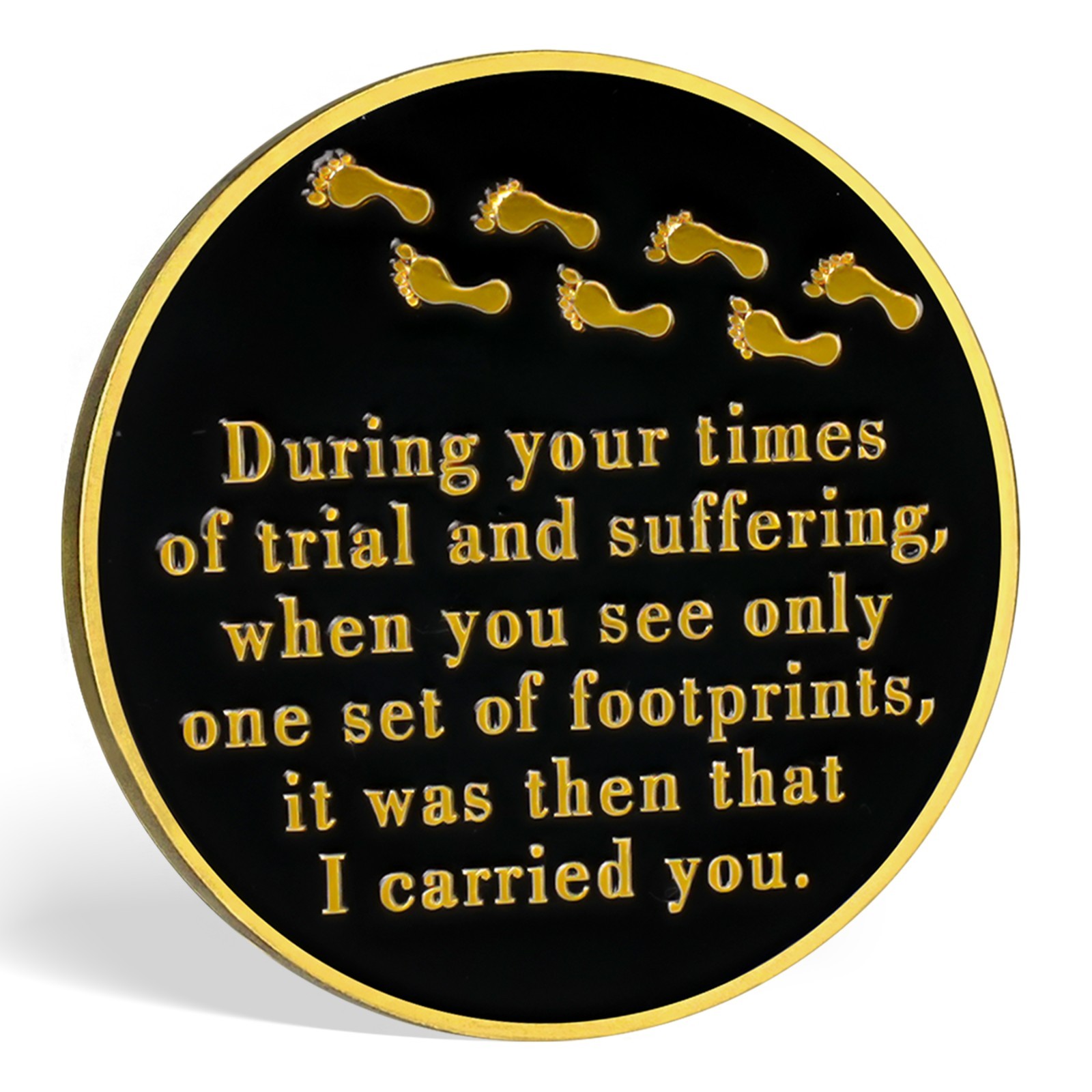 5pcs Christian Challenge Coin – I Will Give You Rest – Matthew 11:28 Verse Coin