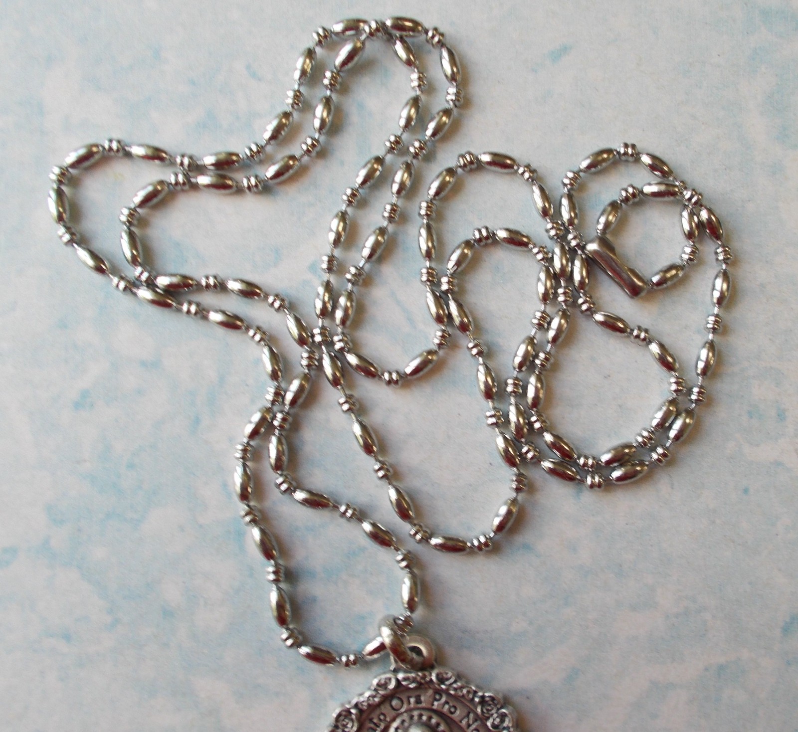 LOVELY Colorful Miraculous Mary Medal~Epoxy~ITALY~ 1″ Pendant~Gift