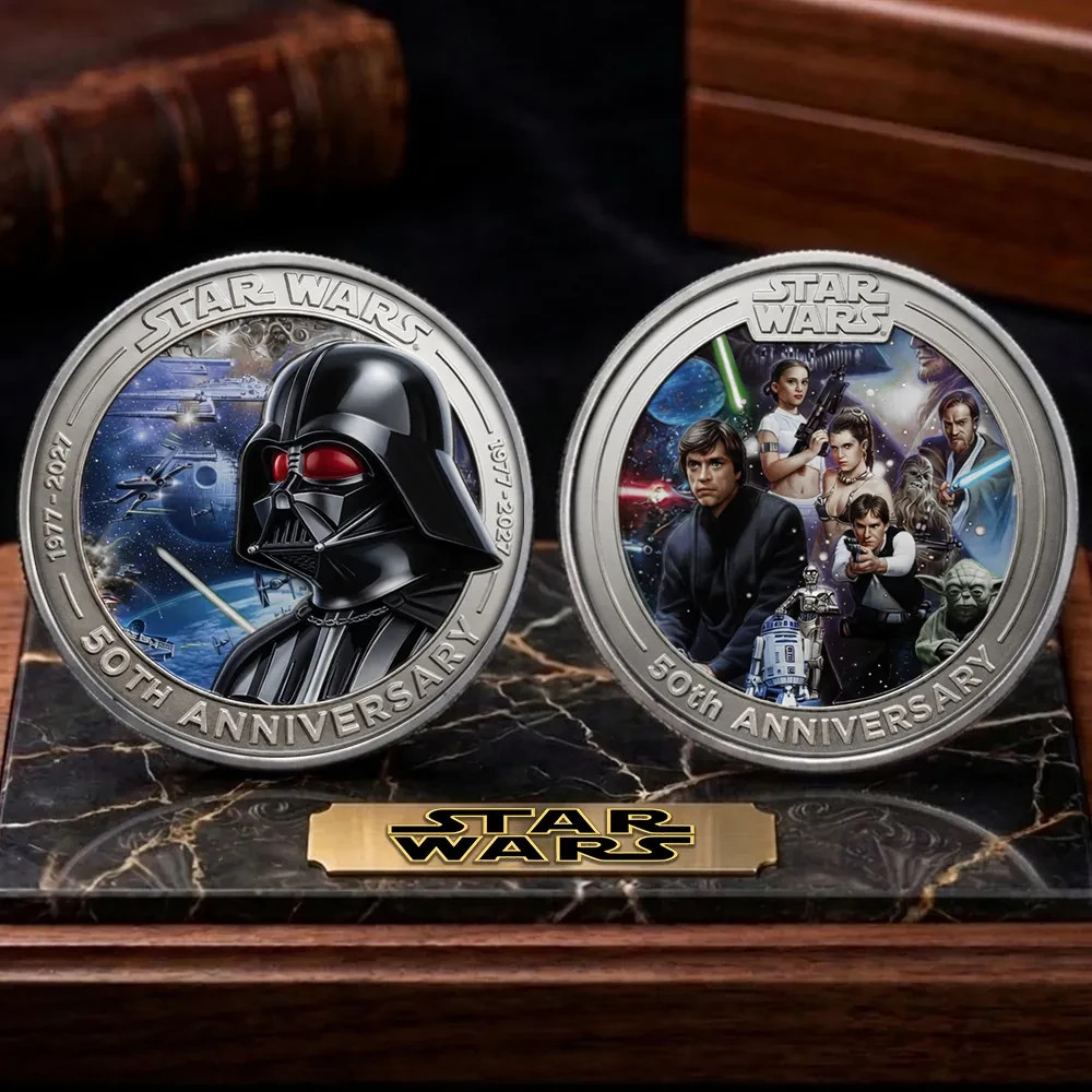 Star Wars 50th Anniversary 2027 Commemorative Coin, Star Wars Los Angeles 2027