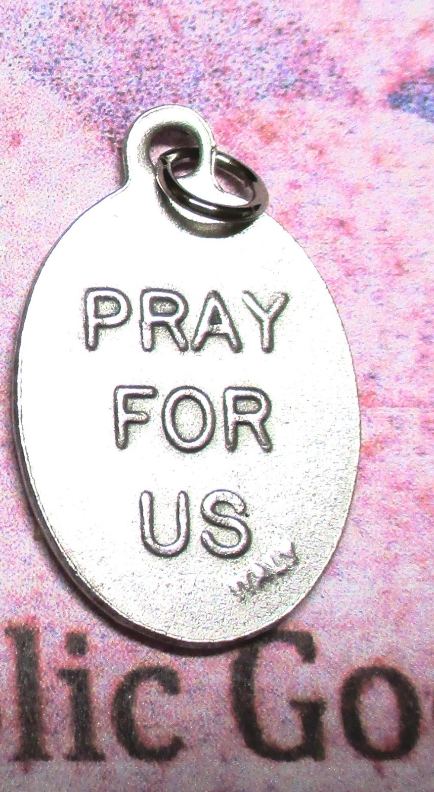 St. Saint Andrew – Pray for Us – Oxidized Italian Silver Tone 1 inch Medal
