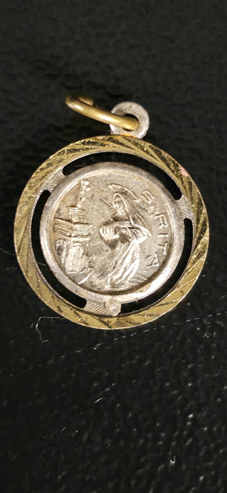 12pc Vintage Catholic Medal Crucifix Lot A Gale Sterling St Michael Italy