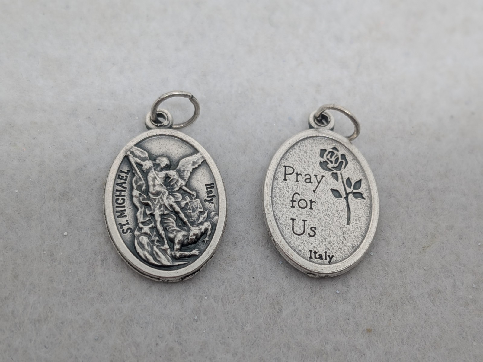 St Michael Medal, New Religious Medal, Made In Italy