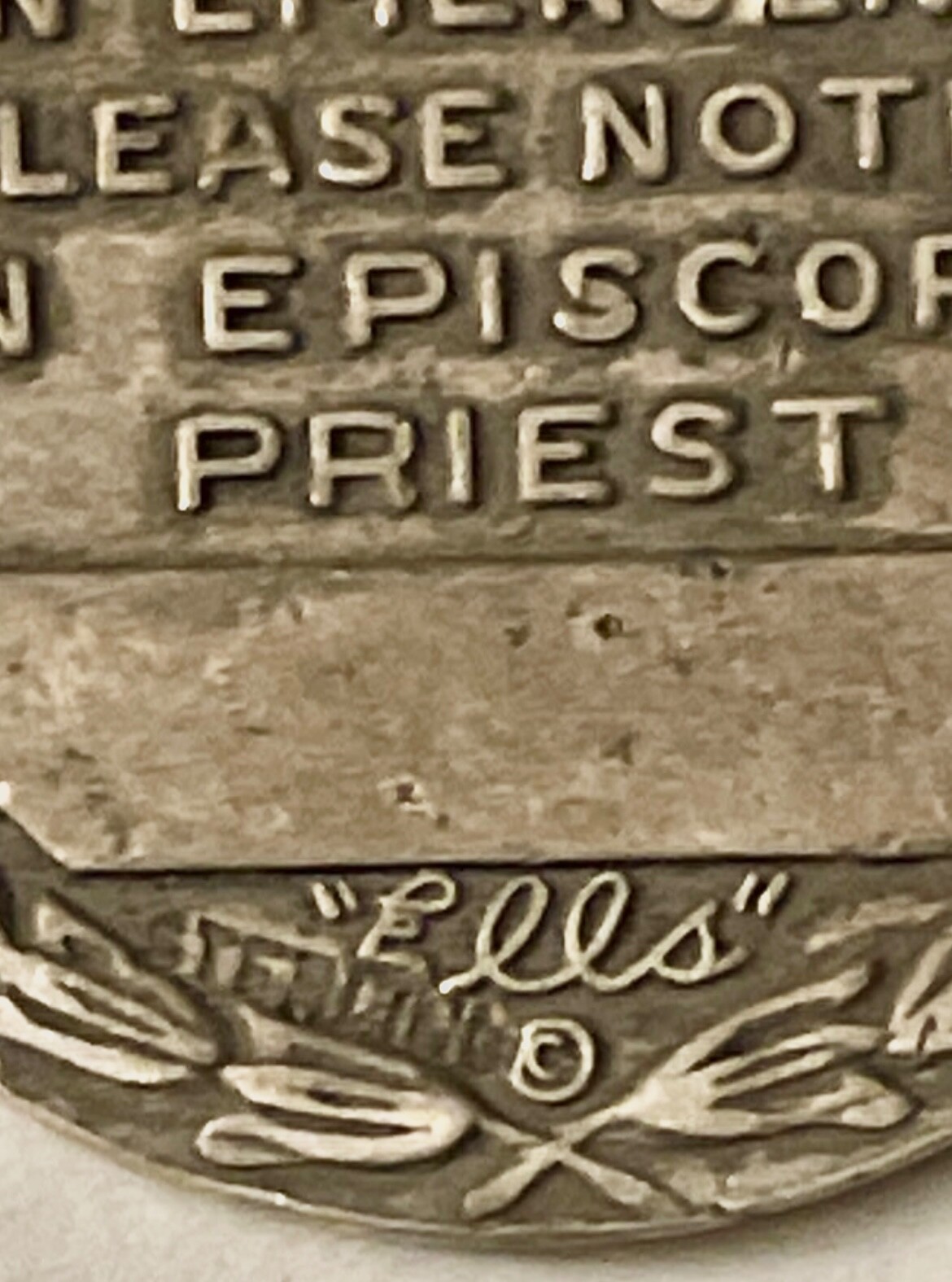 Vintage Sterling Silver Episcopal Jesus Christ Savior Necklace’s Pendant