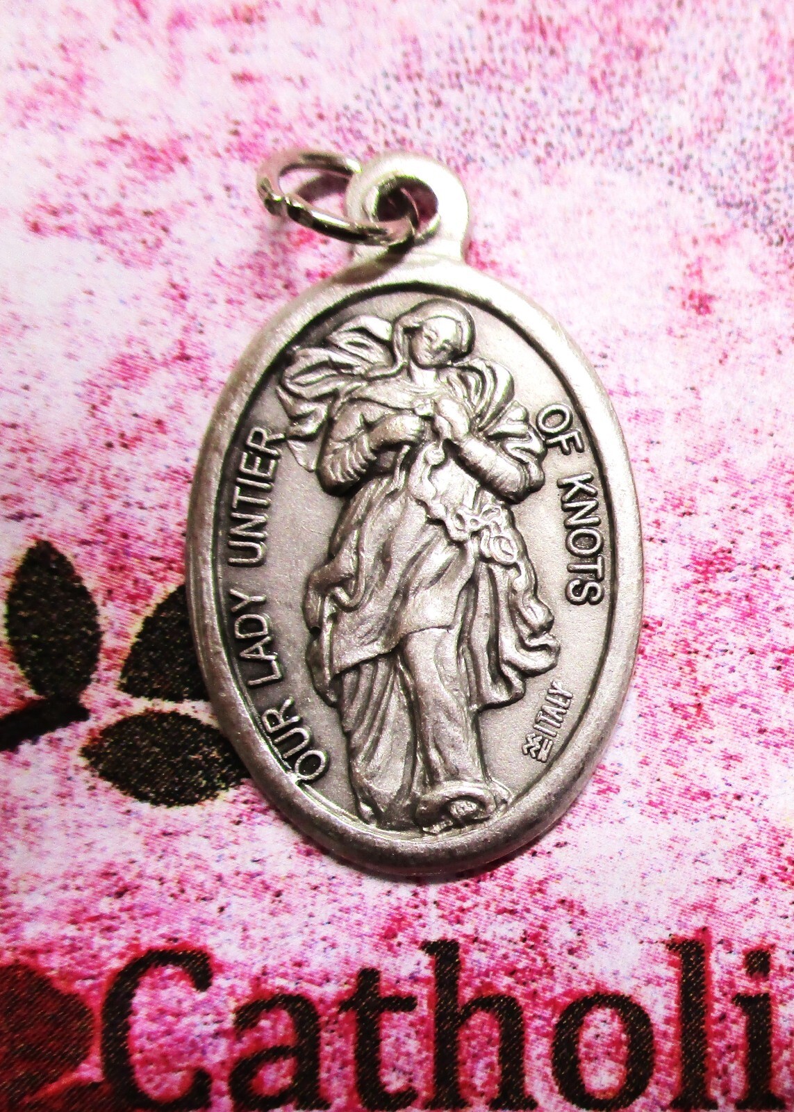 Our Lady Untier / Undoer of Knots – Italian – Ox 1 inch Medal 906