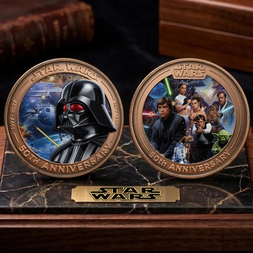 Star Wars 50th Anniversary 2027 Commemorative Coin, Star Wars Los Angeles 2027