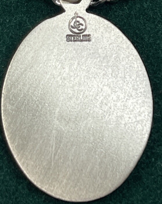 Saint Lawrence Sterling Silver Pendant Stainless Steel Chain Pray For Us New