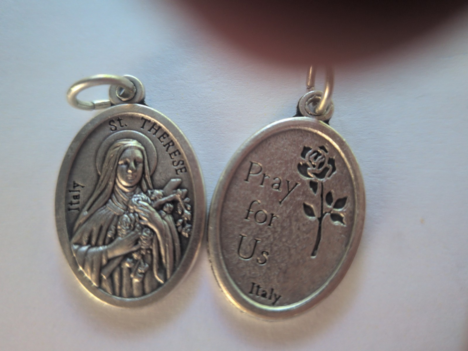 St Therese/Pray For Us On The Reverse Medal Made In Italy