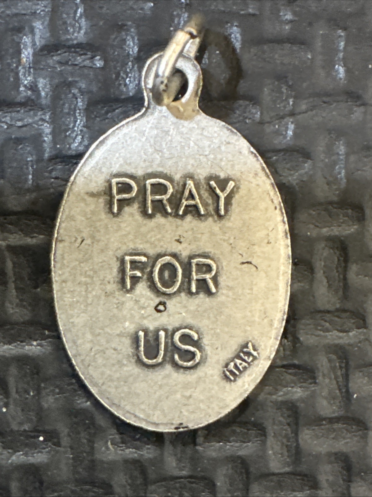 Vintage Religious Medal Pendant St Jude | PRAY FOR US | Italy