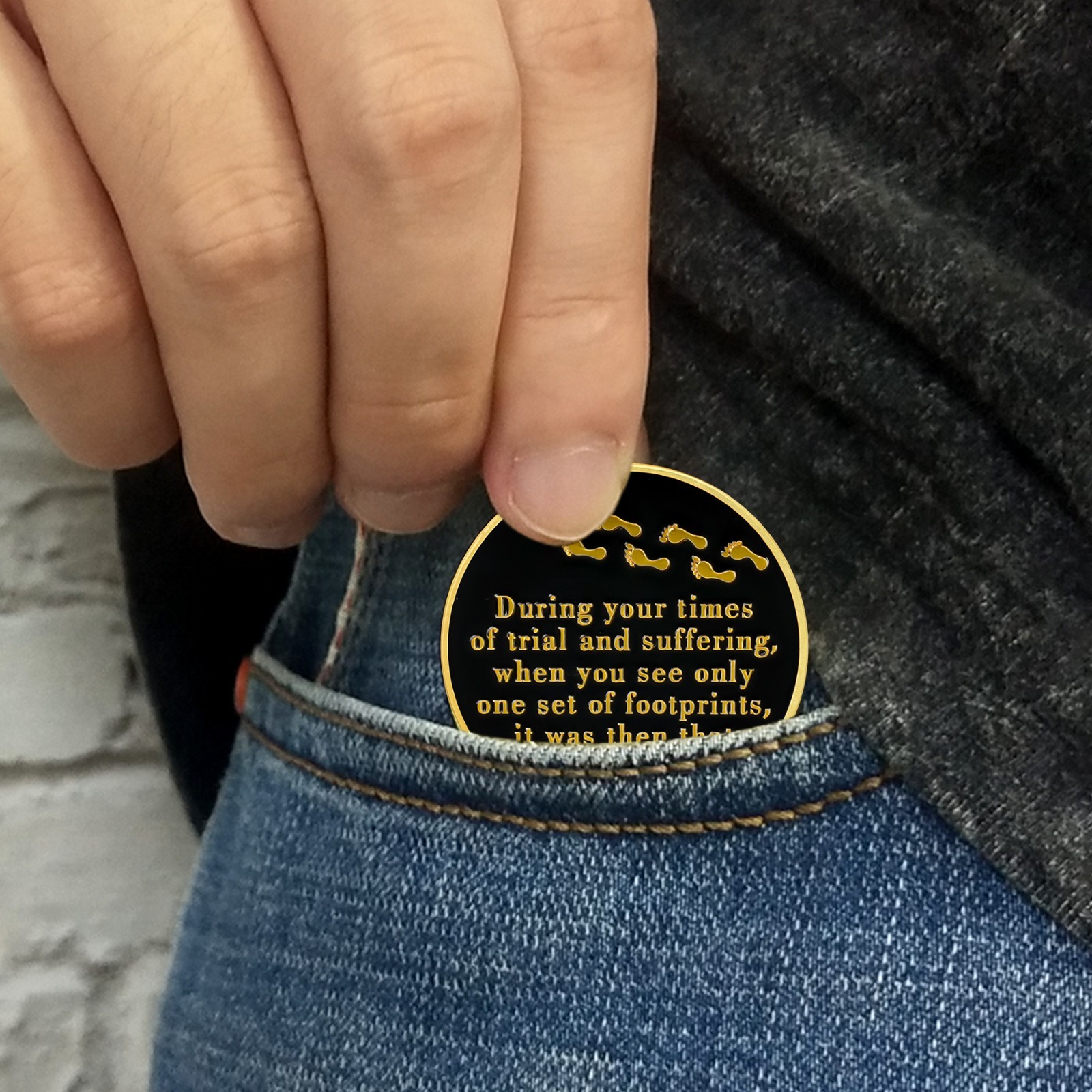 5pcs Christian Challenge Coin – I Will Give You Rest – Matthew 11:28 Verse Coin
