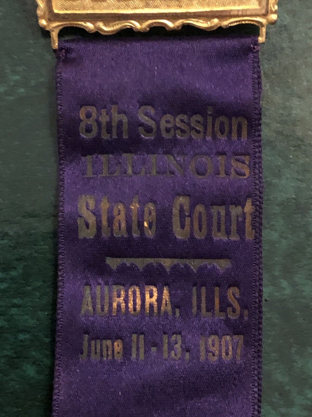 1907 Catholic Order of Foresters – 8th Session Illinois State Court – Aurora
