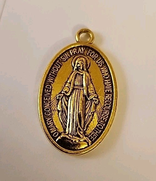 CHRISTIAN CATHOLIC 10 GOLD PLATED FOR SAINT MARY NEW