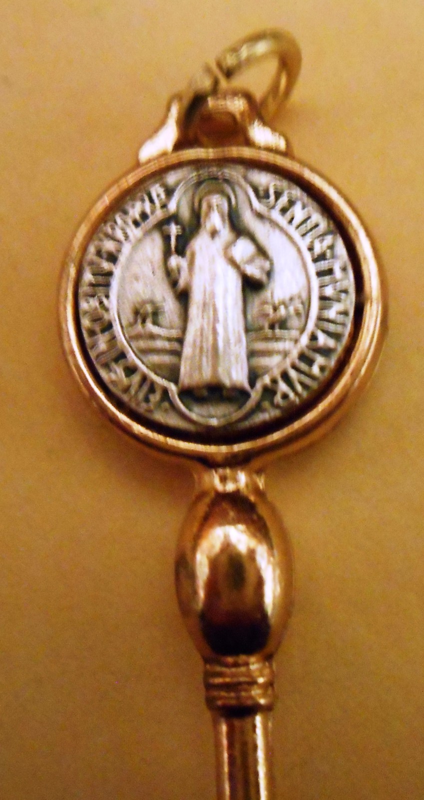 San Benito – St Benedict Key – Made In Italy – Two Tone – Medal/Charm