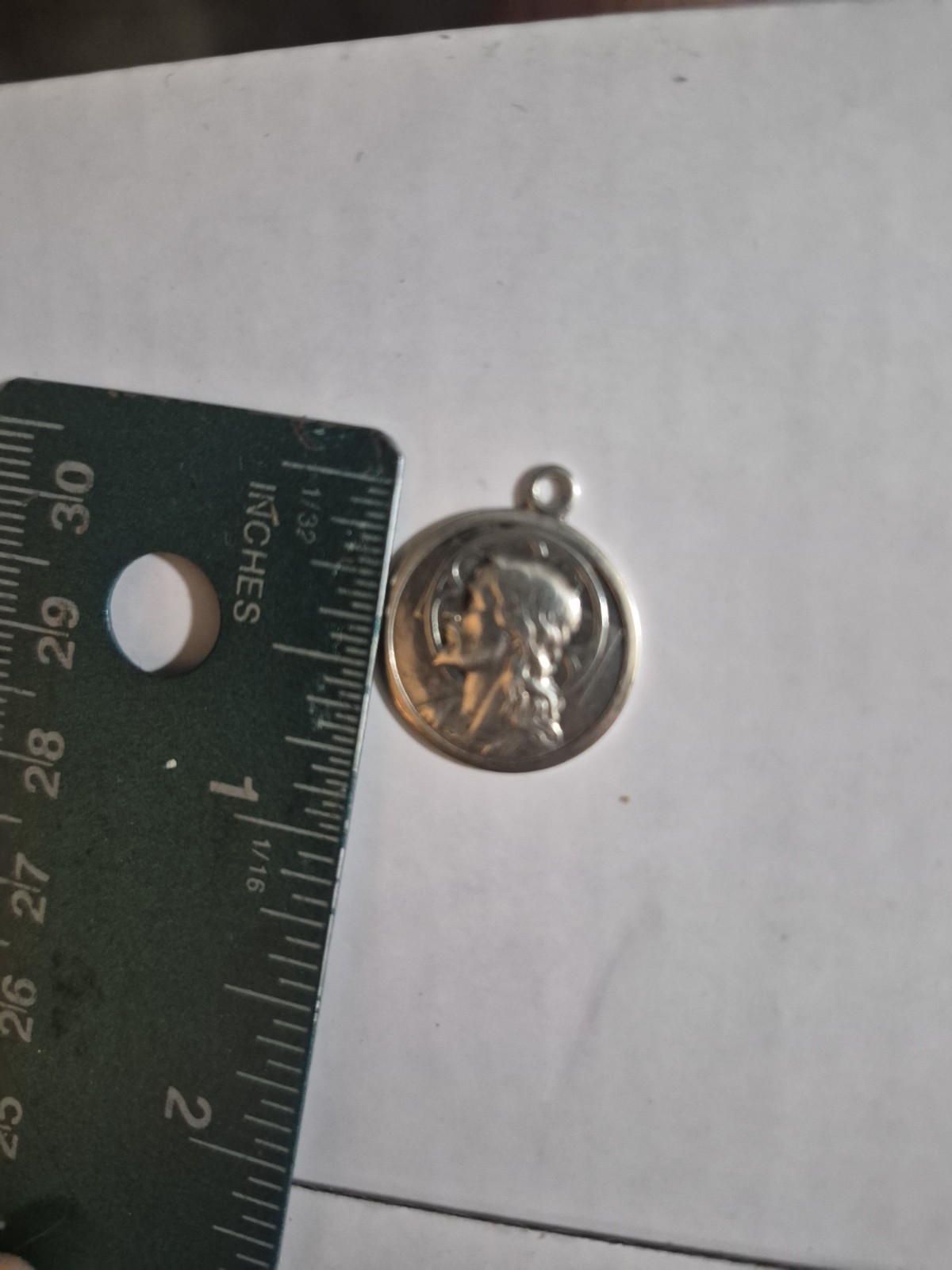 “Vintage Italian UnoAerre 800 Silver Jesus Christ Medal Pendant 1AR Gori Zucchi”